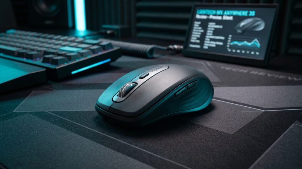 best wireless mouse for laptop on clean desk setup