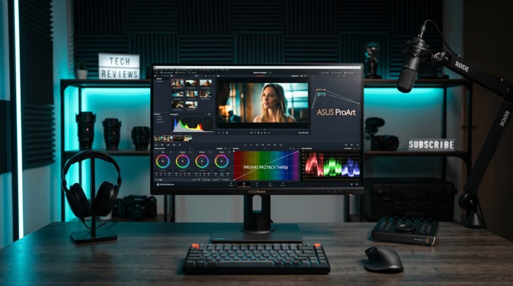 best monitor for home office under 300 on clean desk