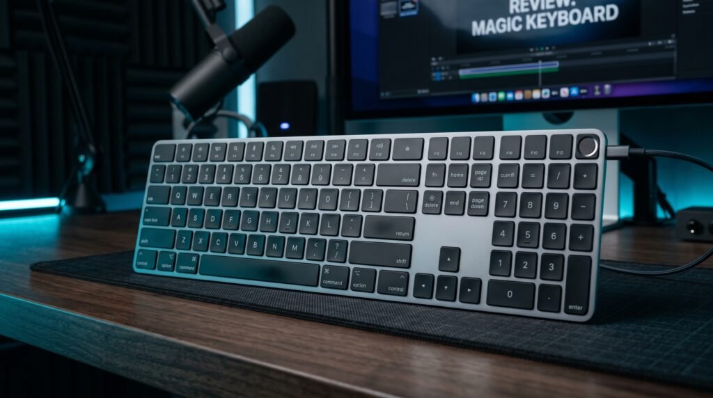 Logitech MX Keys vs Apple Magic Keyboard side by side comparison