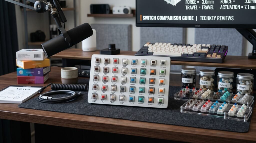 how to choose a mechanical keyboard switch types comparison