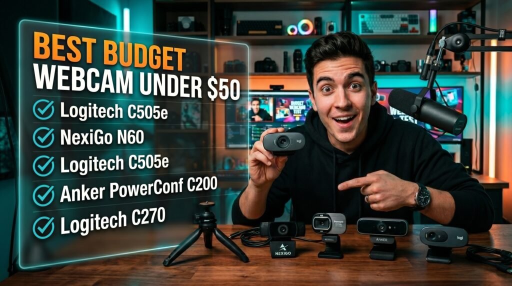 Best Budget Webcam Under $50 in 2026 home office