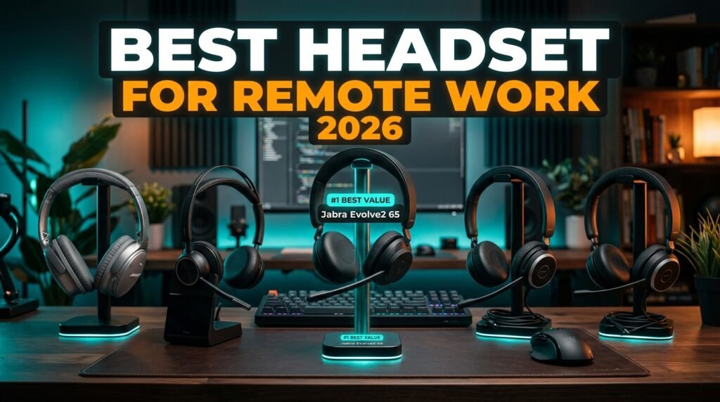 Best Headset for Remote Work in 2026 jabra wireless professional desk