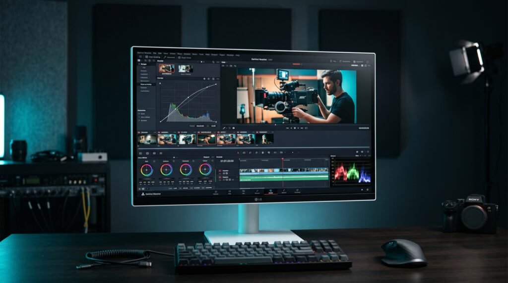 Dell UltraSharp vs LG UltraFine monitor comparison desk setup 2026