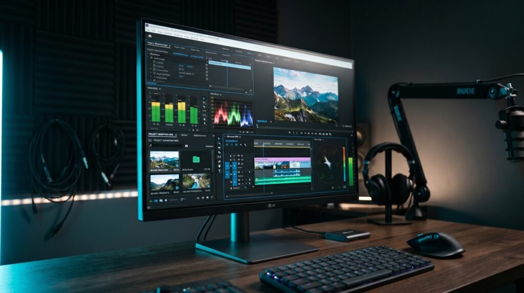 Dell UltraSharp vs LG UltraFine monitor comparison desk setup 2026