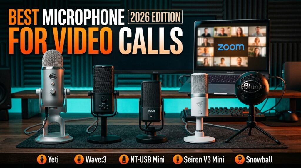 Best Microphone for Video Calls in 2026 USB desk home office