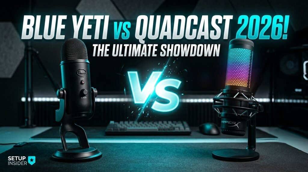 Blue Yeti vs HyperX QuadCast: Which Mic Wins 2026? comparison