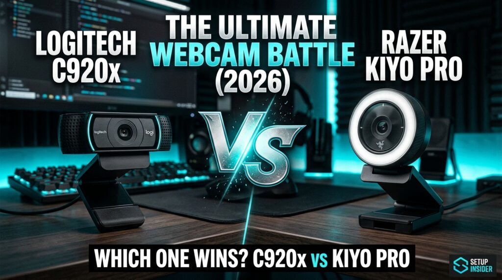 Logitech C920 vs Razer Kiyo: Which Webcam Wins 2026? comparison