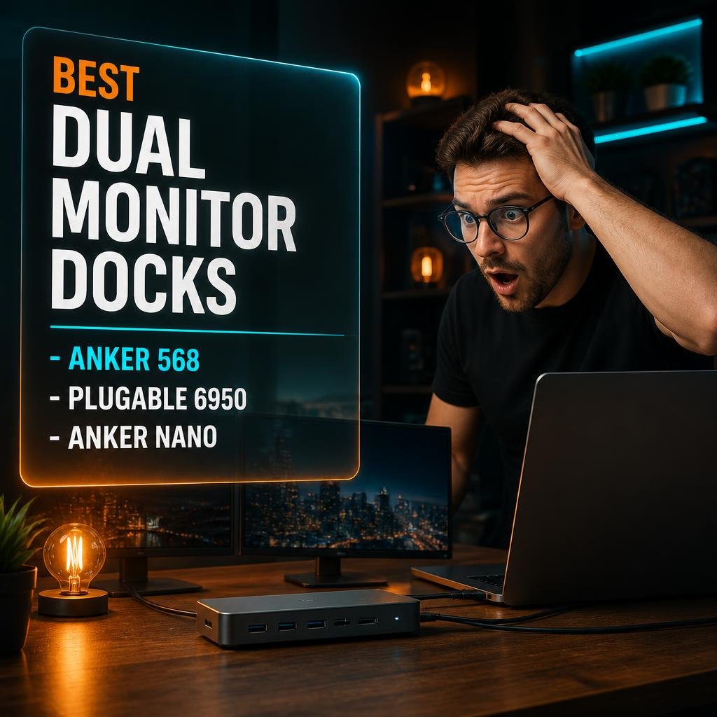 Best laptop docking station for dual monitors on a desk