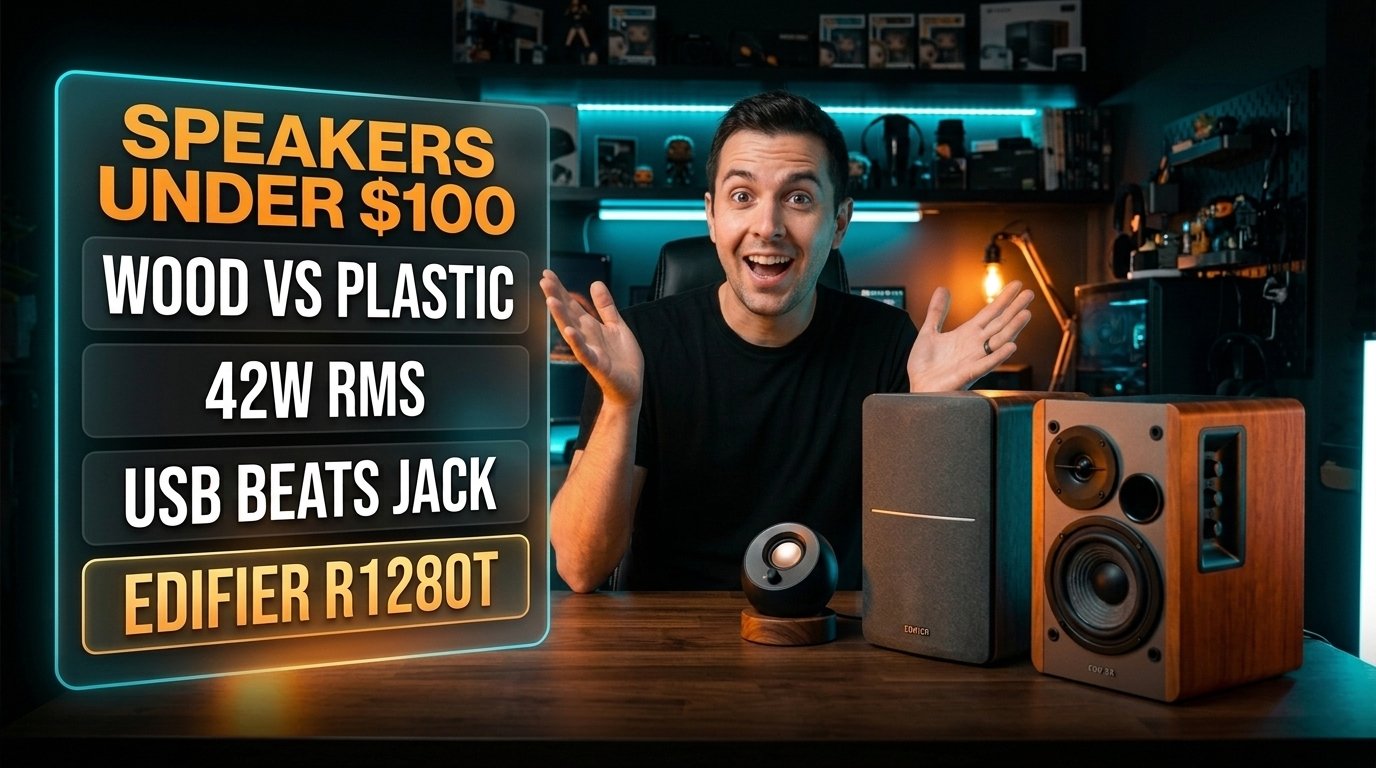 Best desktop speakers under 100 on a home office desk